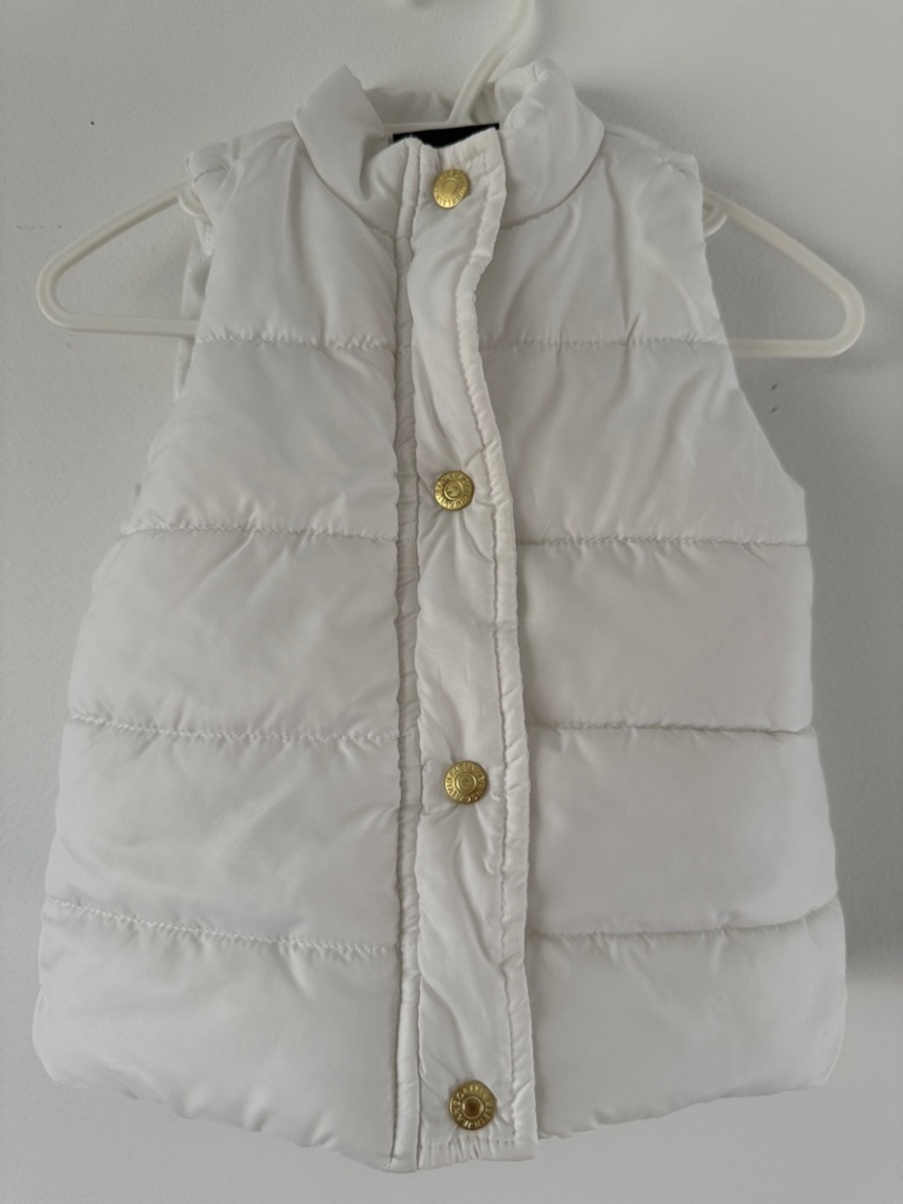 Calvin Klein Jeans White Vest with Navy Logo Tag